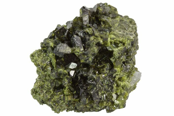 Epidote Crystal Cluster - Peru #98937